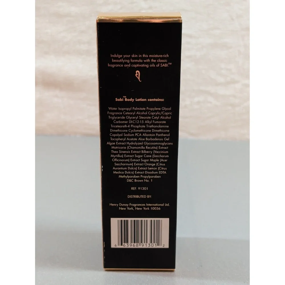 Henry Dunay Sabi Jeweled‎ Body Lotion 8.5 oz 250 ml New in Box Luxury Fragrance